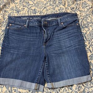 Talbots Dark Blue Denim Shorts